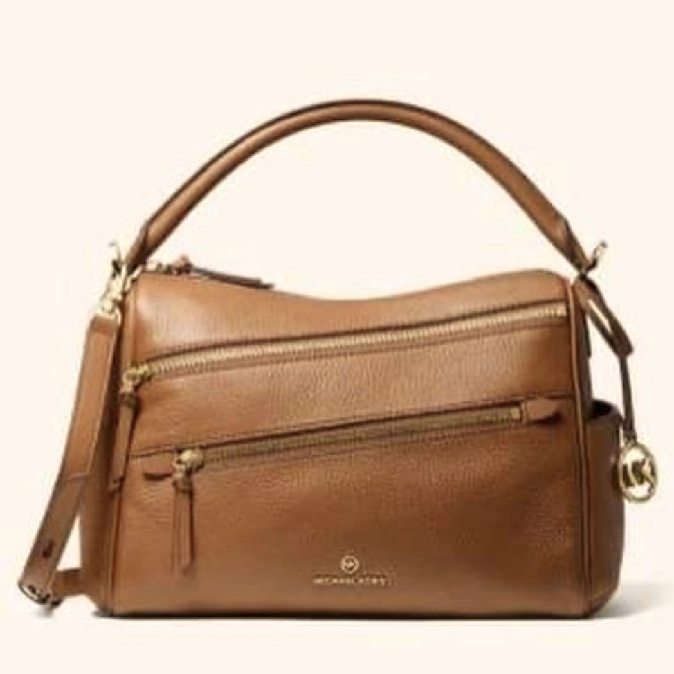 Michael Kors Lorimer Leather Satchel Nwt